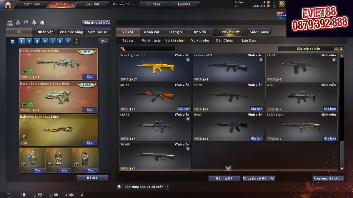 shop acc cf uy tin gia re